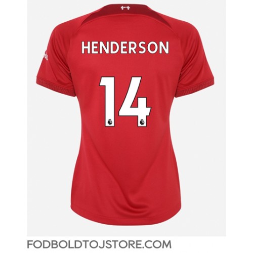 Liverpool Jordan Henderson #14 Hjemmebanetrøje Dame 2022-23 Kortærmet